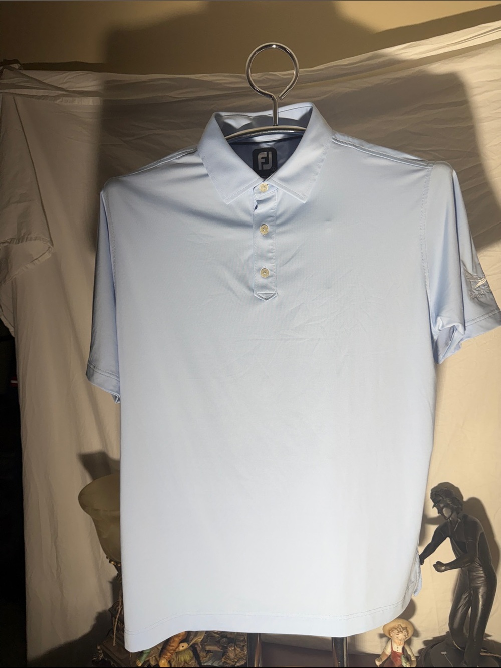 FootJoy Men's Light Blue Golf Polo